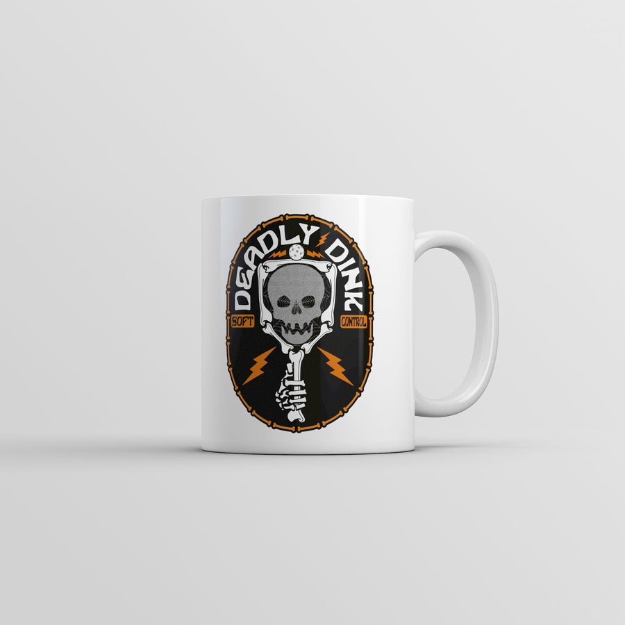 Funny White Deadly Dink Coffee Mug Nerdy sarcastic Tee