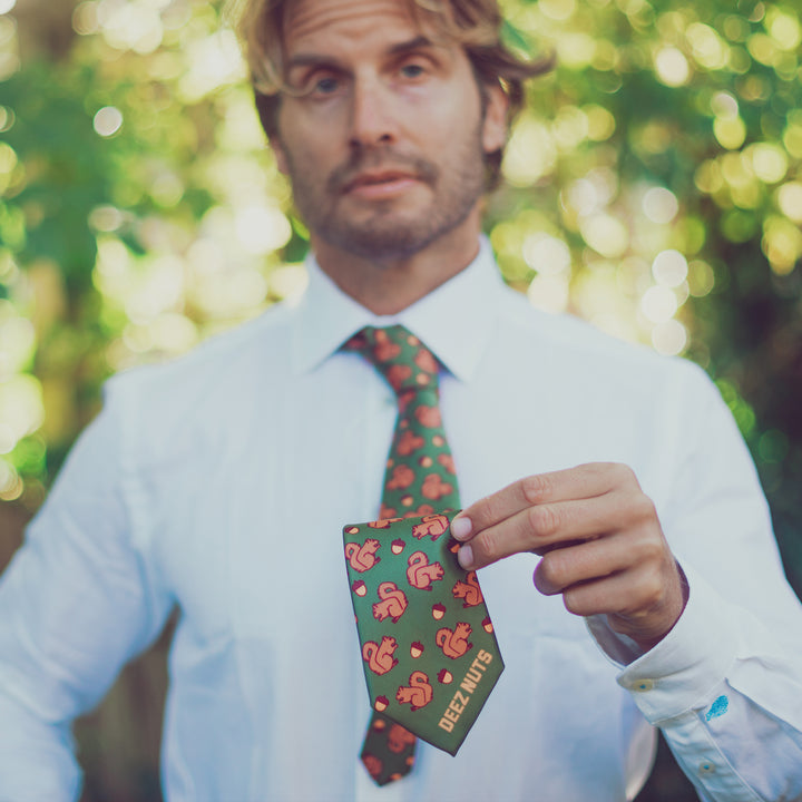 Deez Nuts Squirrel Neck Tie Tie