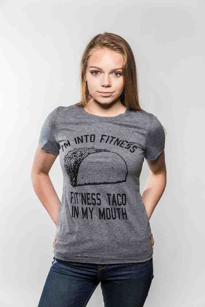 Fitness Taco In My Mouth Women's T Shirt