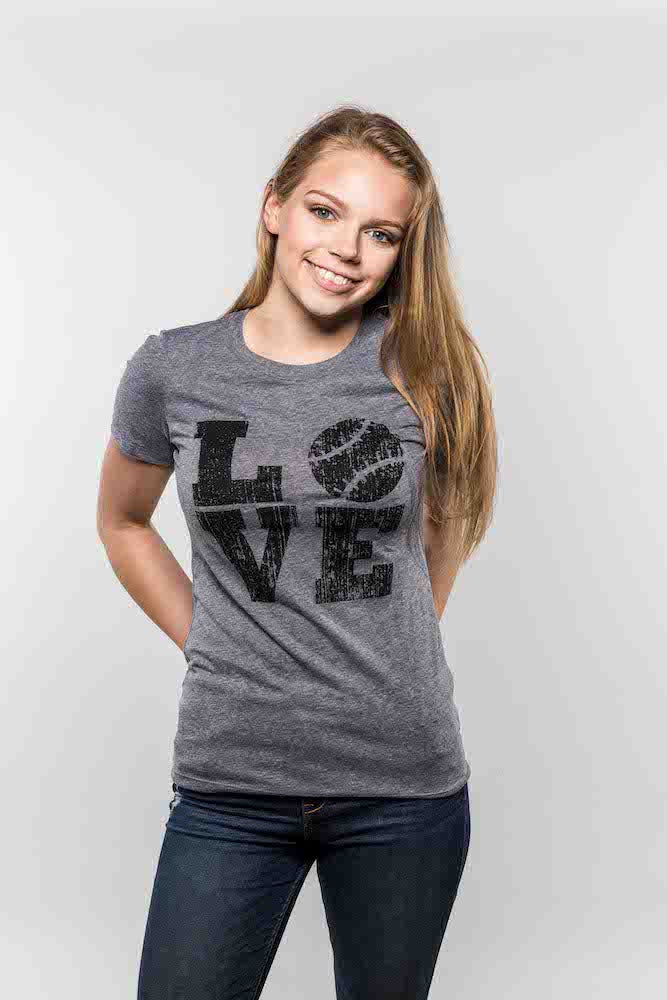 LOVE Baseball Women's T Shirt