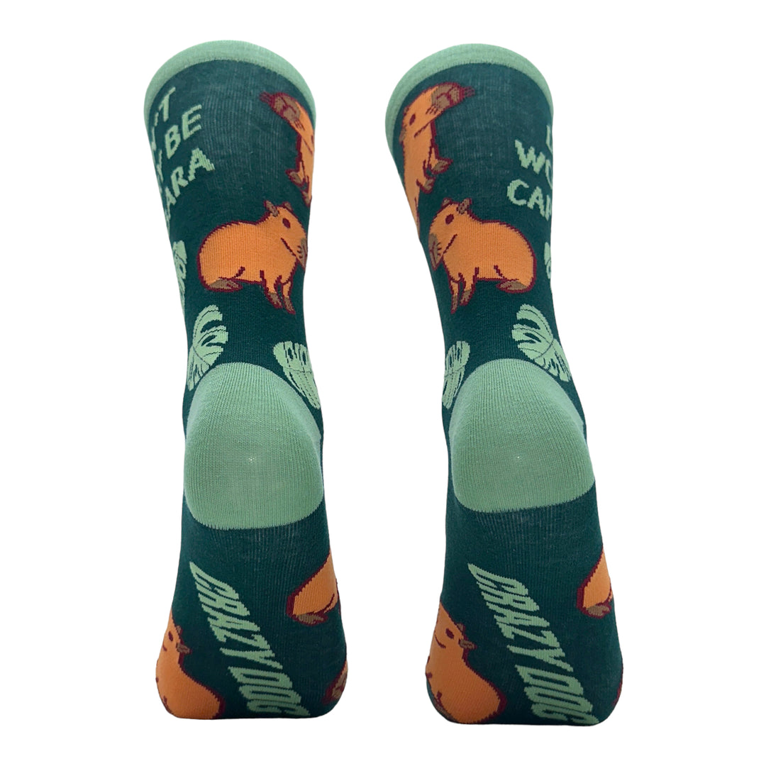 Women's Dont Worry Be Capybara Socks