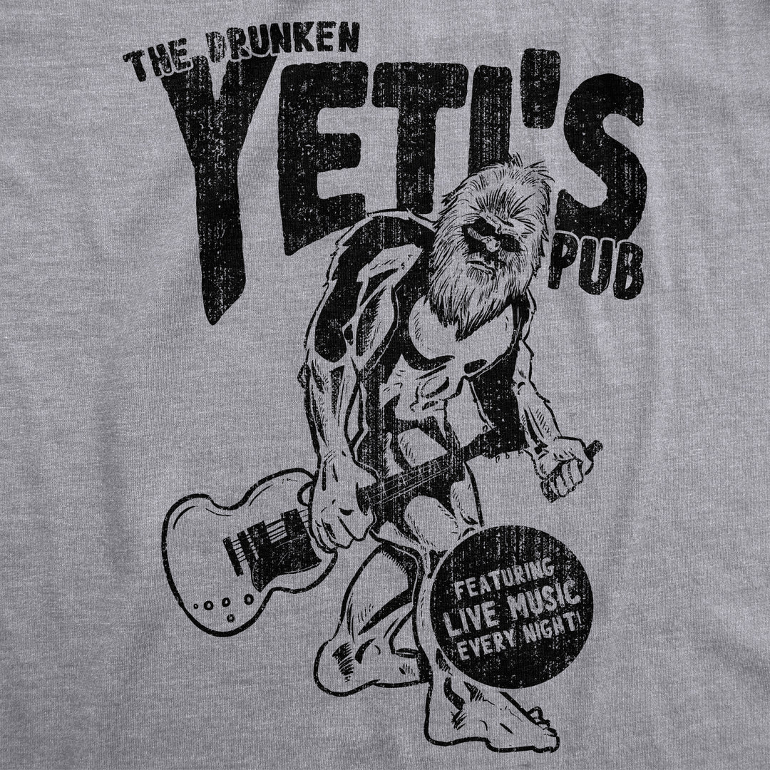 Drunken Yeti Pub Men's T Shirt