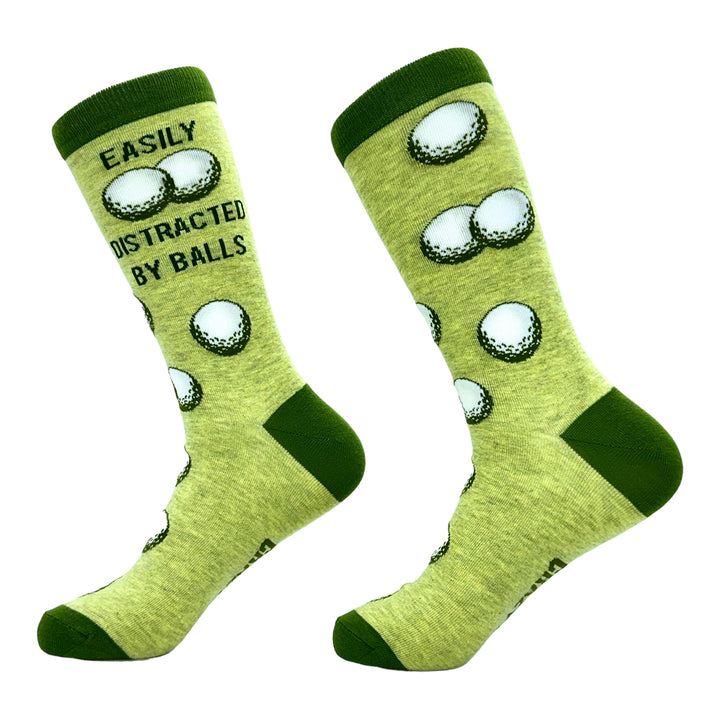 Men's Easily Distracted By Balls Socks