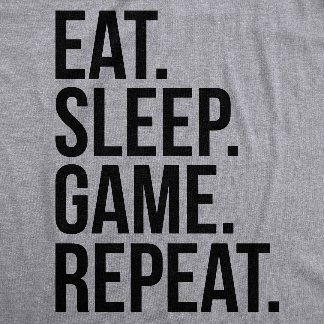 Eat Sleep Game Repeat Men's T Shirt