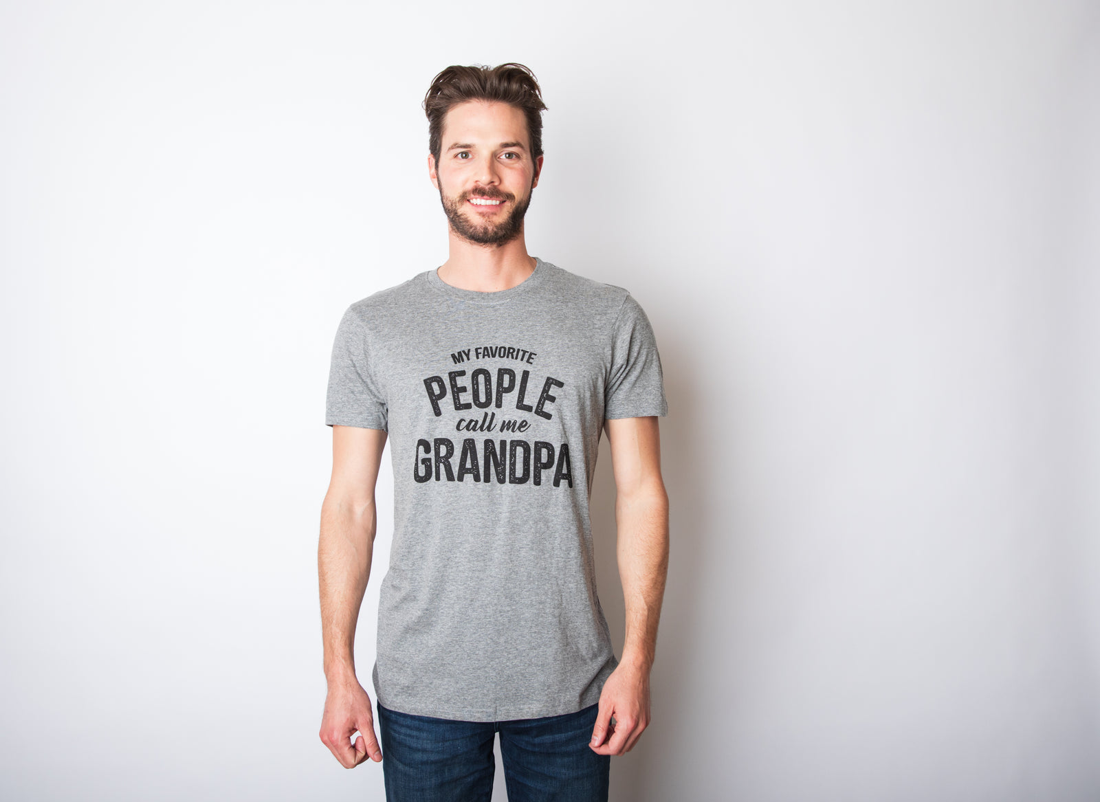 Father's day Mens In A World Full Of Grandpas Be A Papa T-Shirt