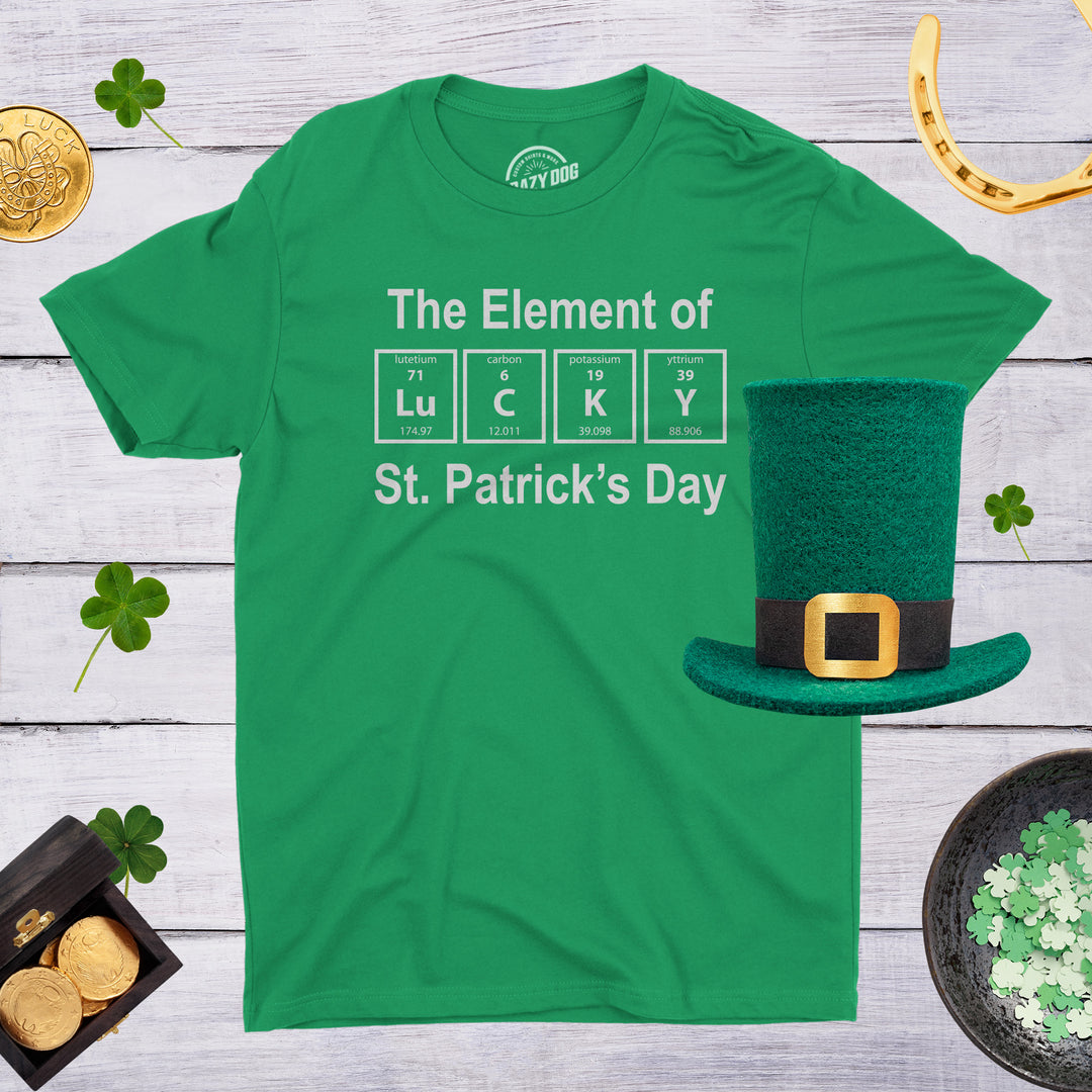 The Element Of St. Patrick's Day Men's T Shirt