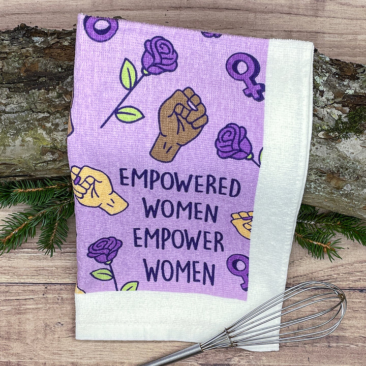 Empowered Women Empower Women Awesome Girl Power Tea Towel Tea Towel