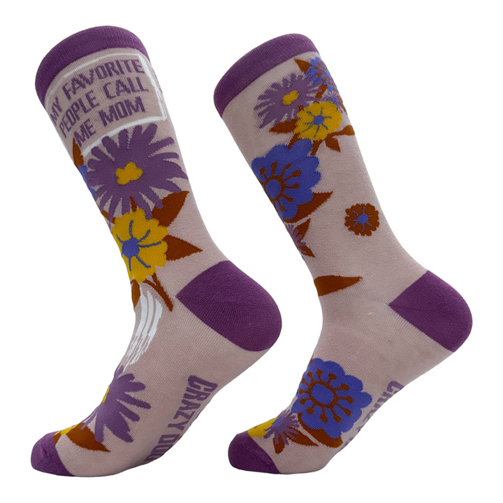 Women's My Favorite People Call Me Mom Socks