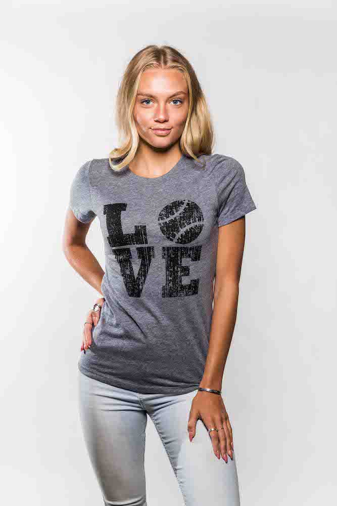 LOVE Baseball Women's T Shirt