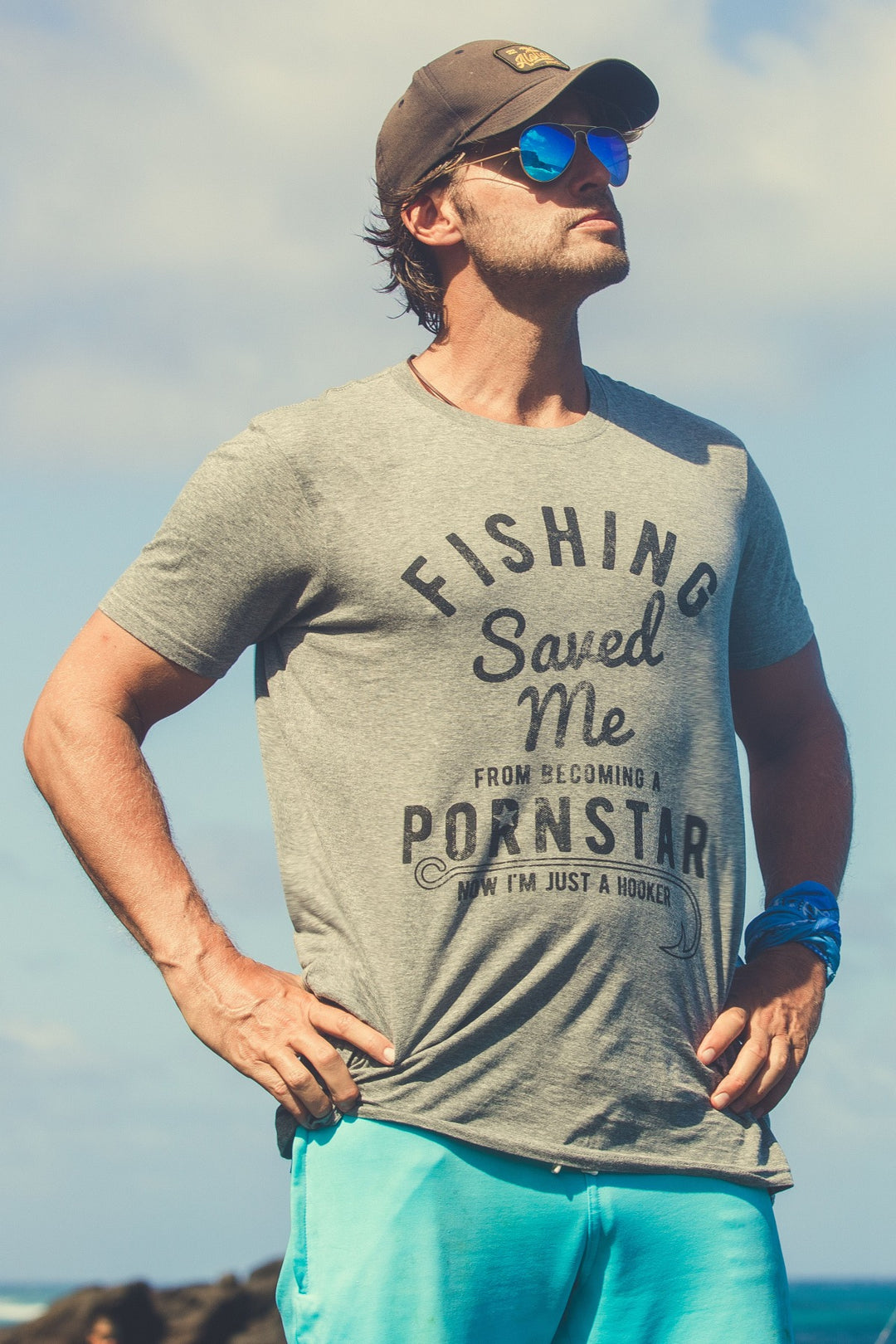 Fishing Saved Me Men's T Shirt