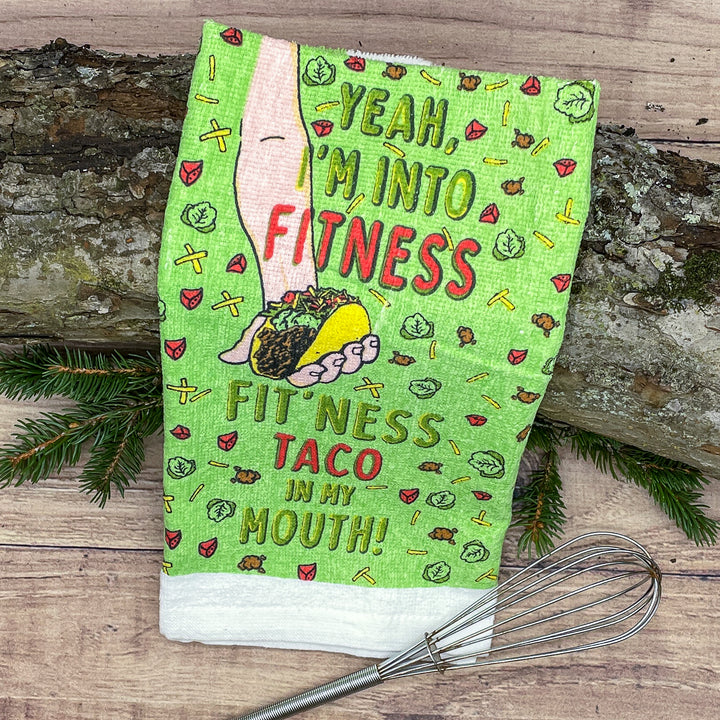 Fitness Taco Tea Towel Tea Towel