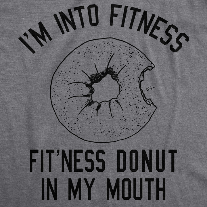 Fitness Donut In My Mouth Men's T Shirt