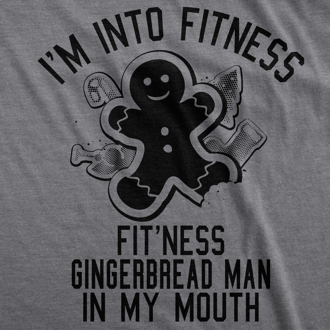 Fitness Gingerbread In My Mouth Women's T Shirt