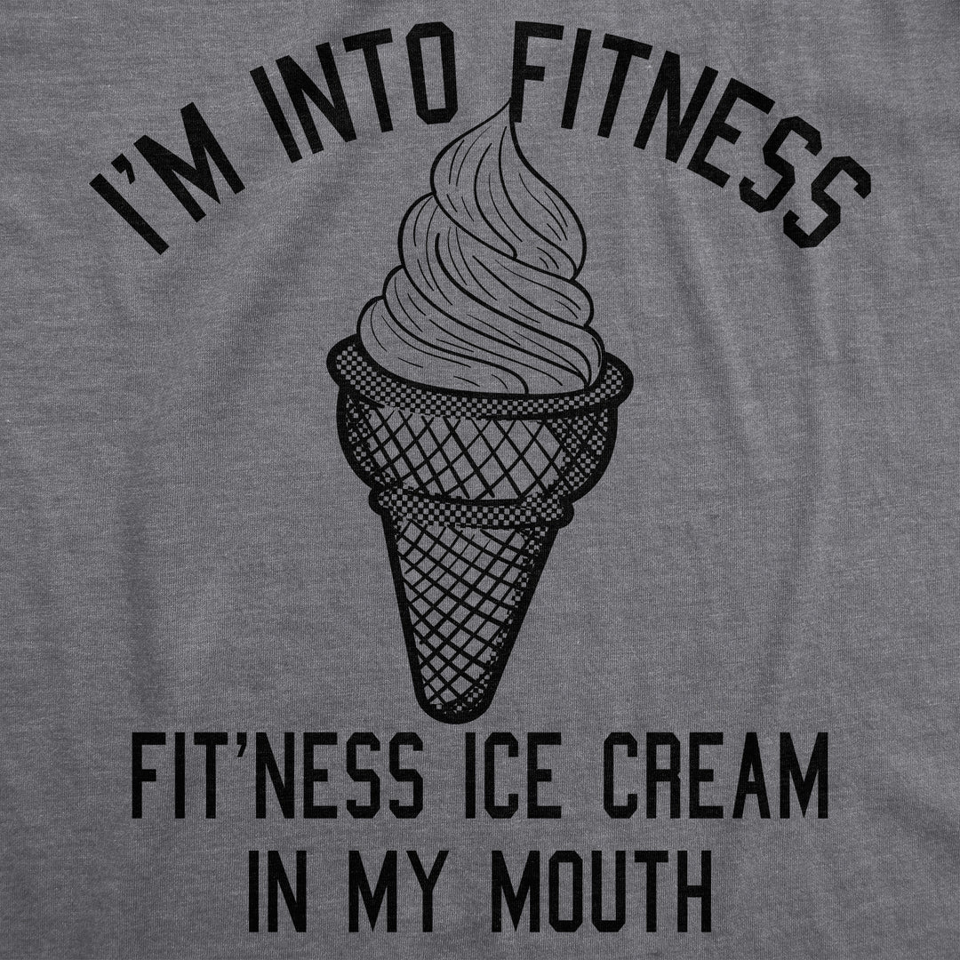 Fitness Ice Cream In My Mouth Men's T Shirt