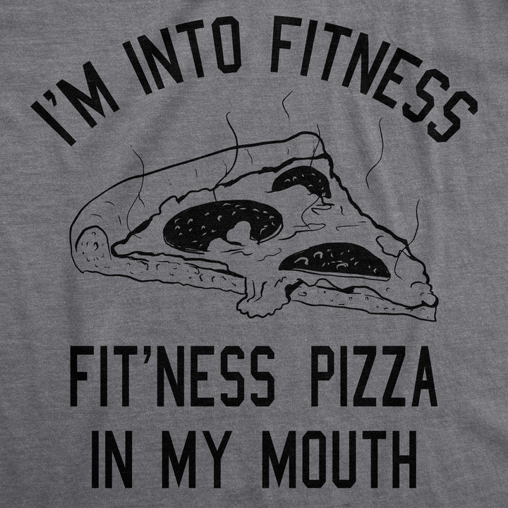 Fitness Pizza In My Mouth Men's T Shirt