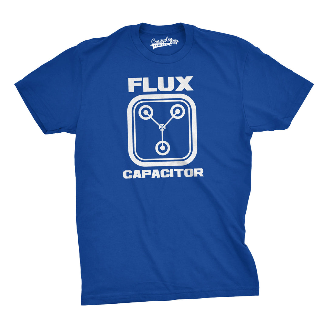 Funny Heather Royal - Flux Flux Capacitor Mens T Shirt Nerdy TV & Movies Retro Tee