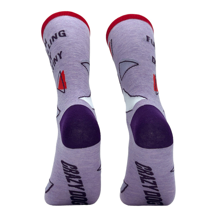 Women's Im Fulfilling My Destiny Wine Socks