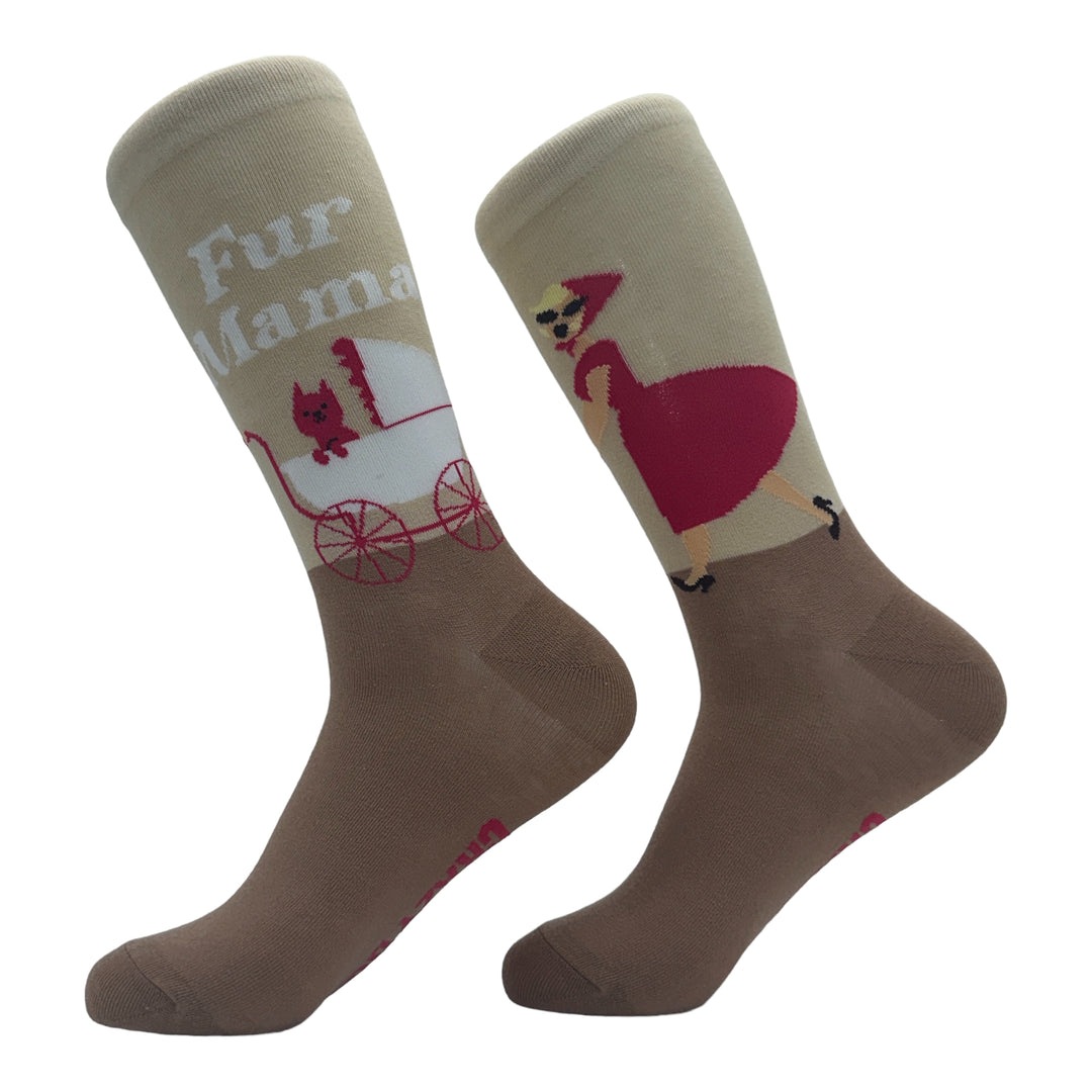 Women's Fur Mama Socks