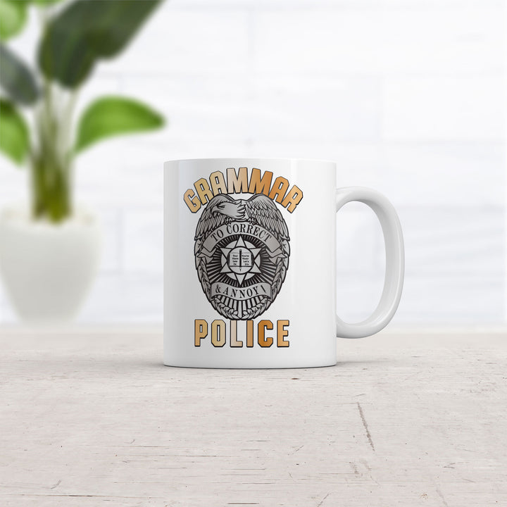 Grammar Police Mug