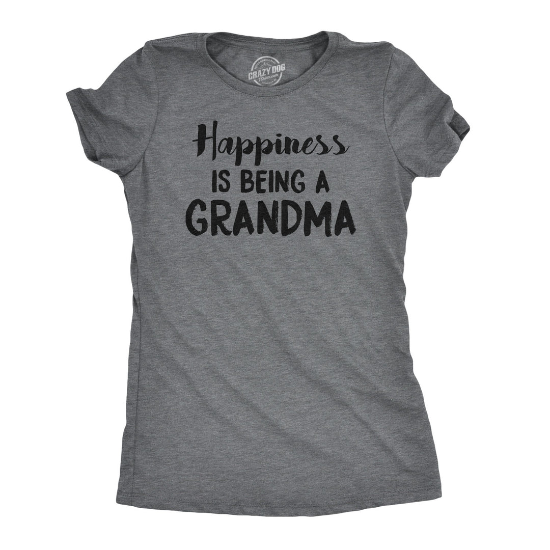 Funny Dark Heather Grey Womens T Shirt Nerdy Mother's Day Grandmother Tee