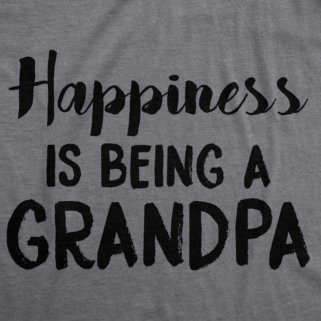 Happiness is Being a Grandpa Men's T Shirt