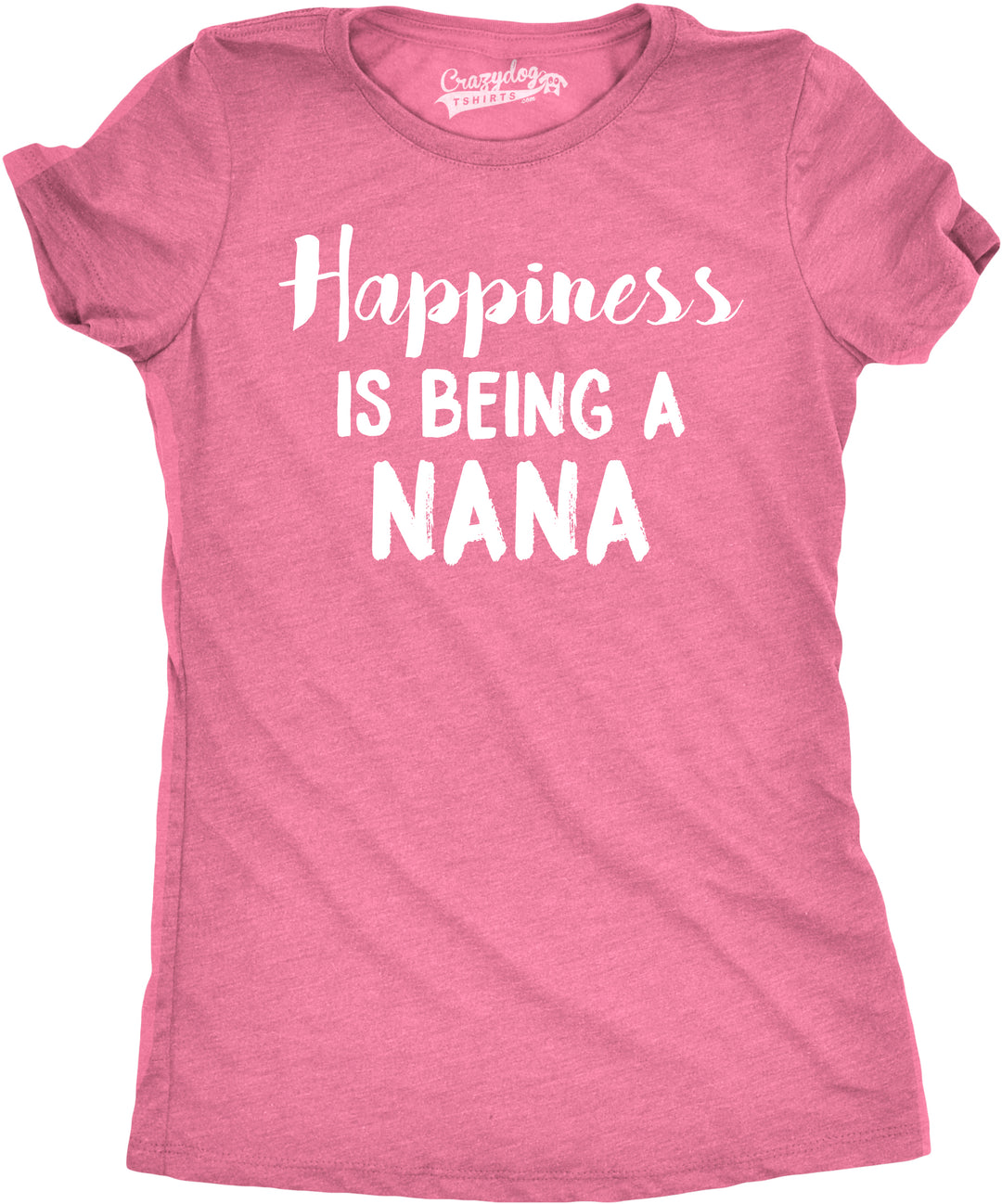 Funny Heather Pink Womens T Shirt Nerdy Mother's Day Grandmother Tee