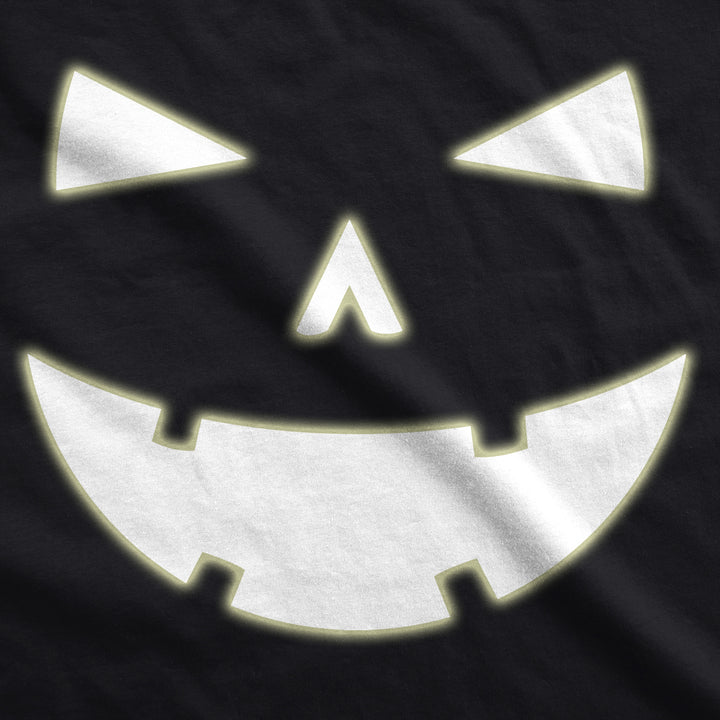 Happy Tooth Glowing Pumpkin Face Men's T Shirt