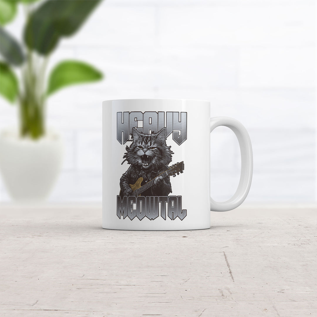 Heavy Meowtal Mug