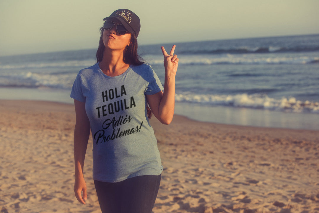 Hola Tequila Adios Problemas Men's T Shirt