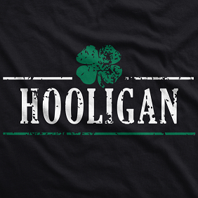 Hooligan Shamrock Men's T Shirt