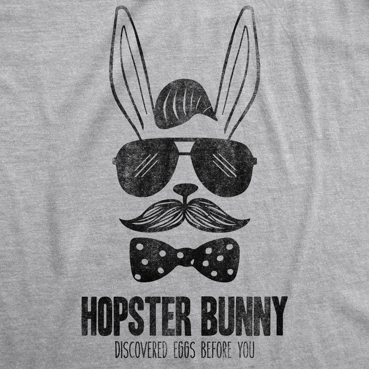 Hipster Bunny Discovered Eggs Before You Men's T Shirt