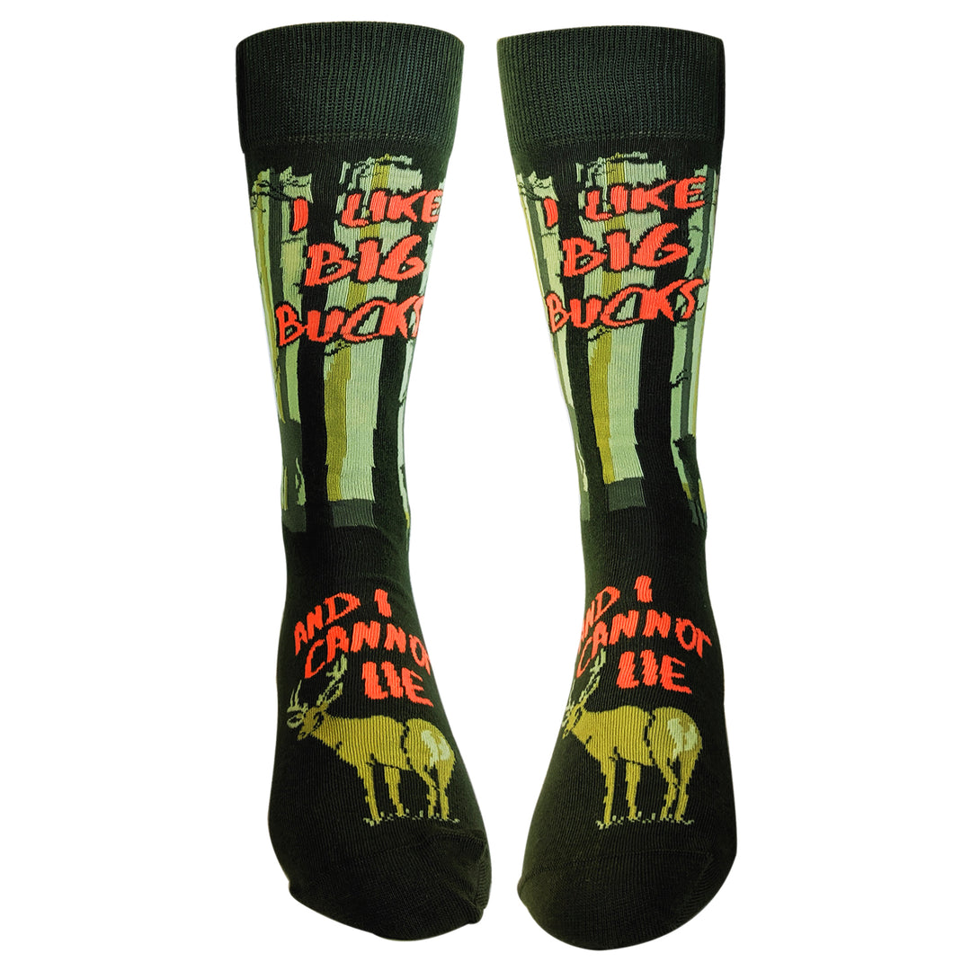 Funny Multi I Like Big Bucks And I Cannot Lie Sock Nerdy Hunting Tee