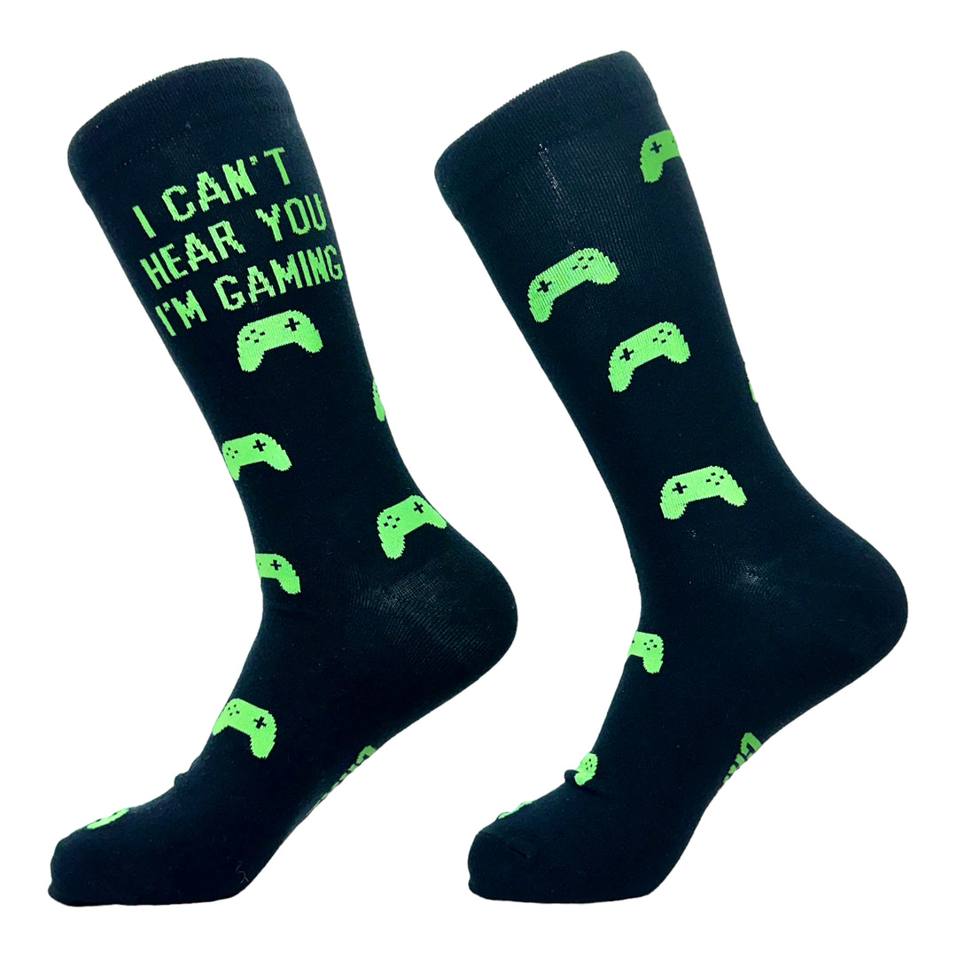 Men's I Cant Hear You Im Gaming Socks