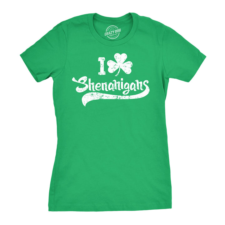 Funny Green Womens T Shirt Nerdy Saint Patrick's Day Drinking Tee