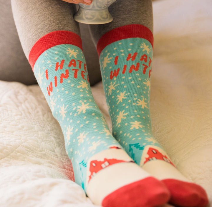 Womens I Hate Winter Socks