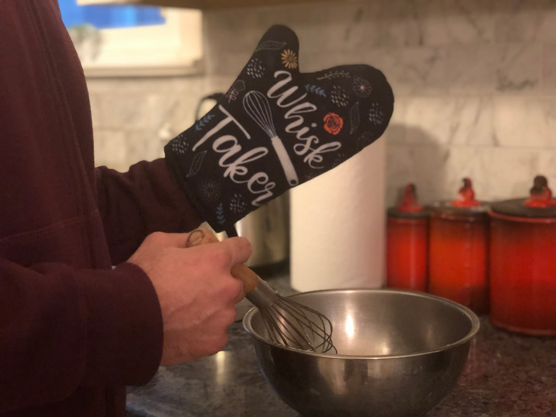 Whisk Taker Oven Mitt + Apron Bakeware