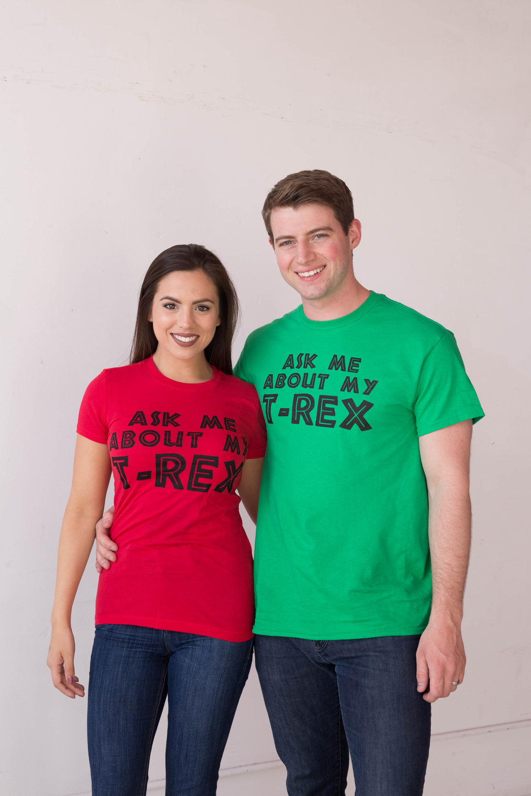 Ask Me About My T-Rex Flip Men's T Shirt