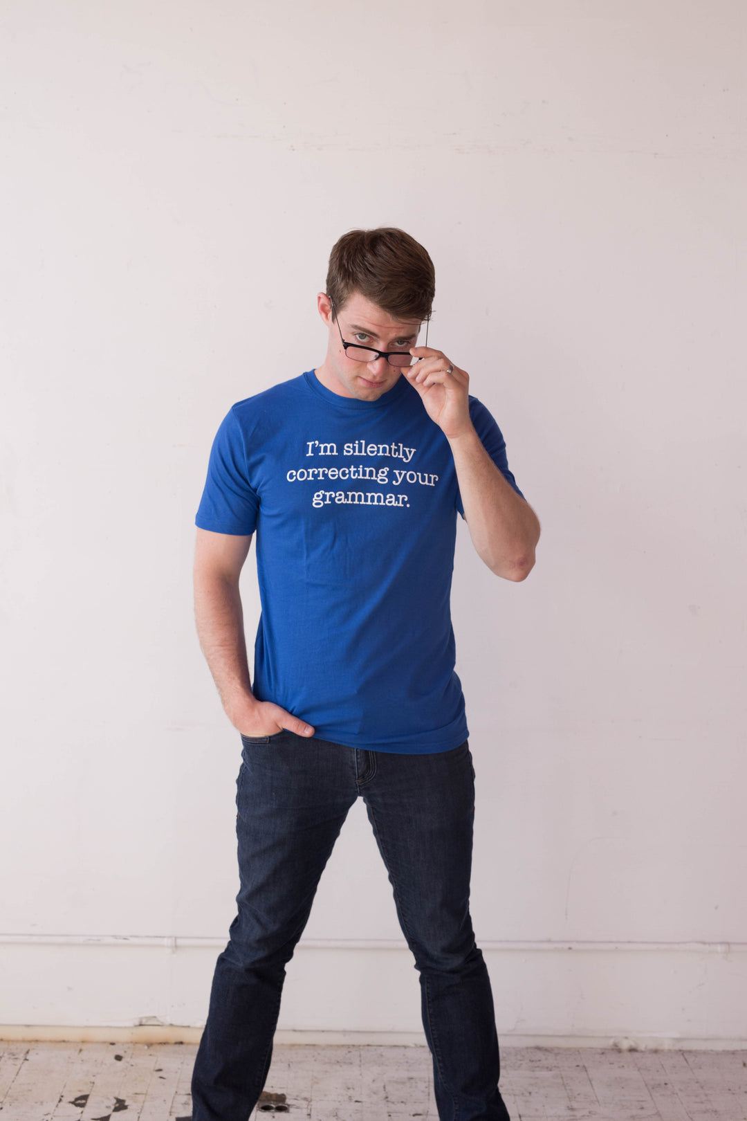 I'm Silently Correcting Your Grammar Men's T Shirt