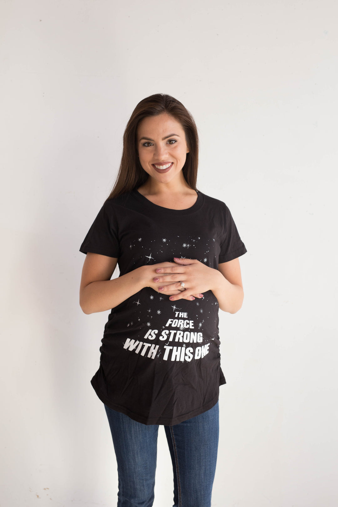 The Force Is Strong With This One Maternity T Shirt