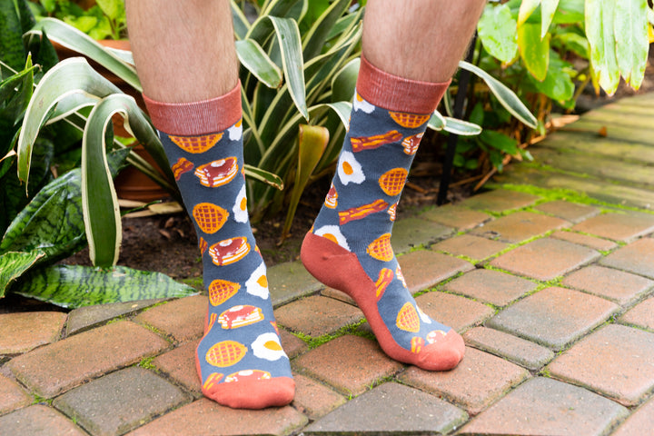 Mens Bacon And Eggs Socks