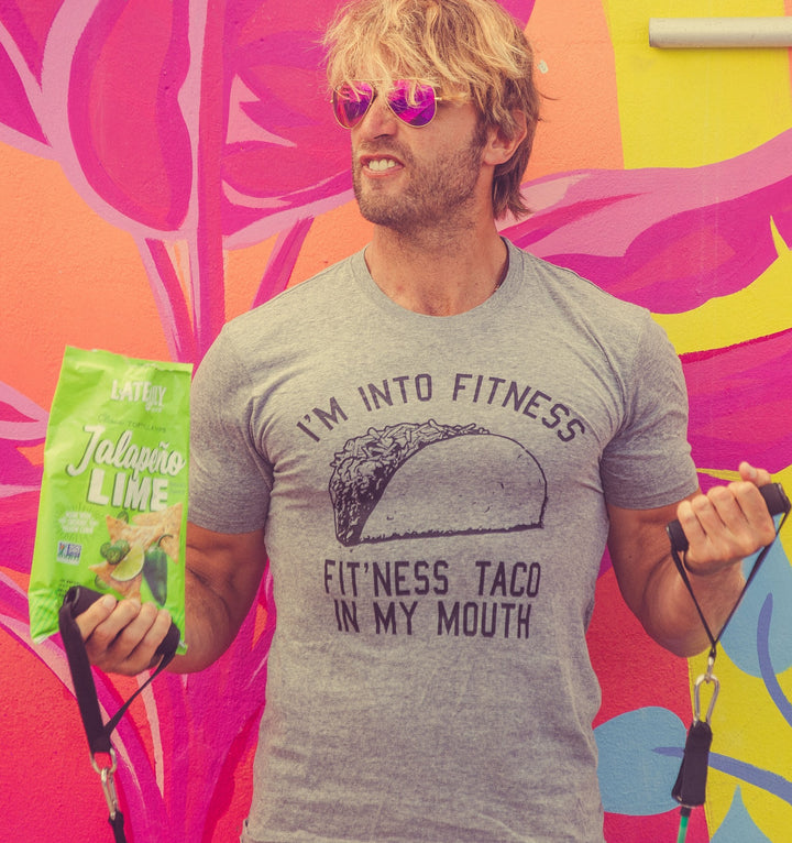 Fitness Taco In My Mouth Men's T Shirt