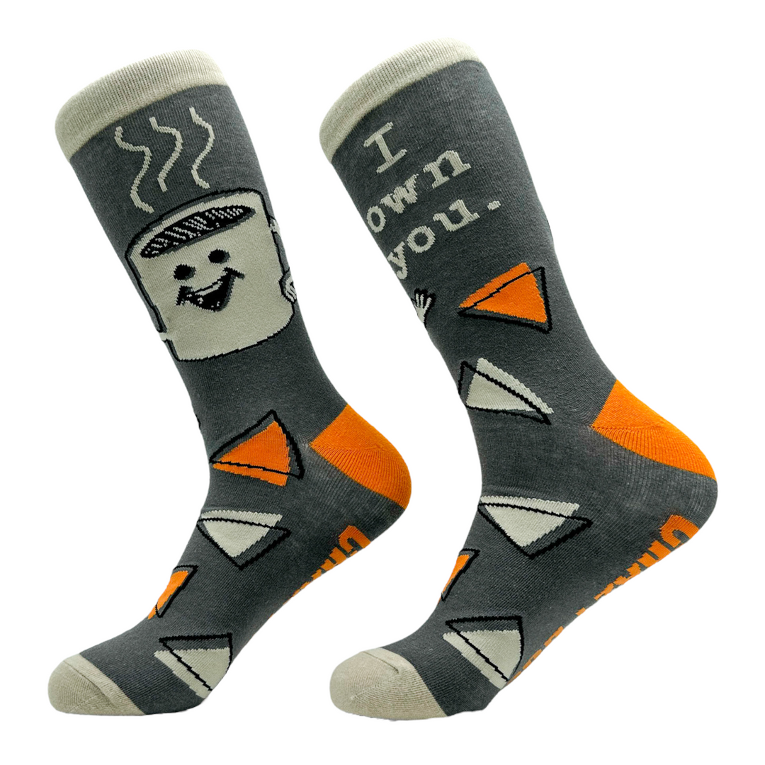 Men's Cannabis Columns Socks Funny 420 Pot Footwear