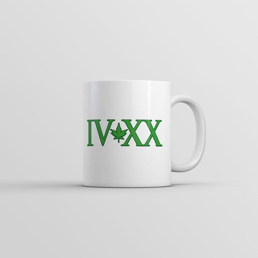 Funny White IVXX Coffee Mug Nerdy 420 Tee