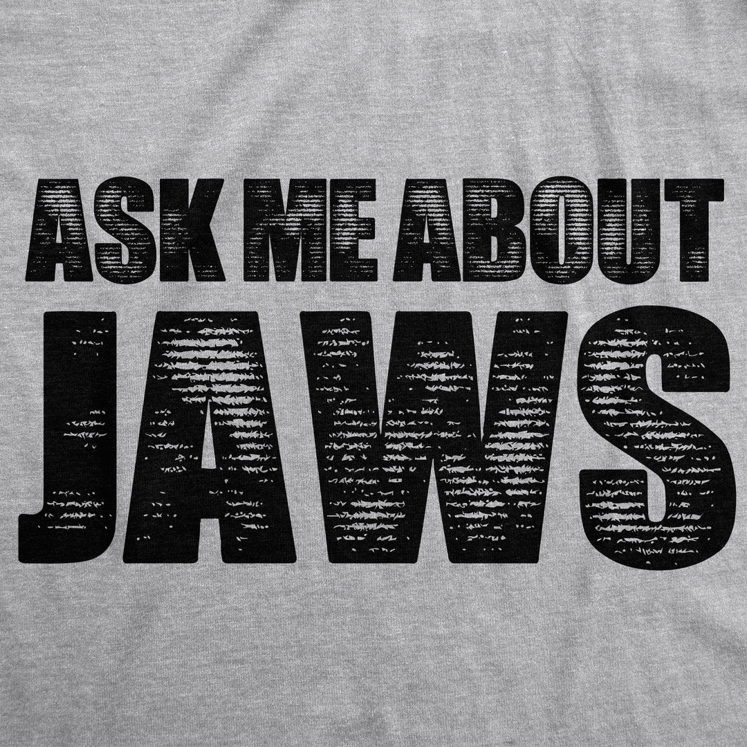 Ask Me About JAWS Flip Youth T Shirt