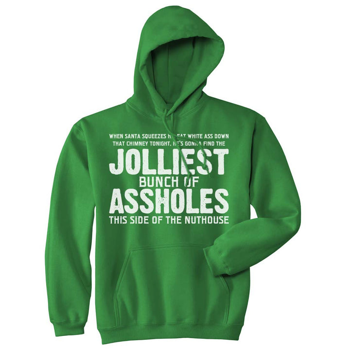 Funny Green Jolliest Bunch Of Assholes Hoodie Nerdy Christmas TV & Movies Tee