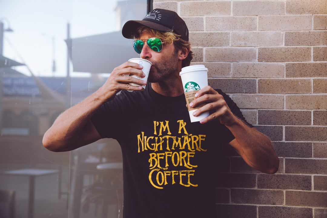 I'm A Nightmare Before Coffee Men's T Shirt