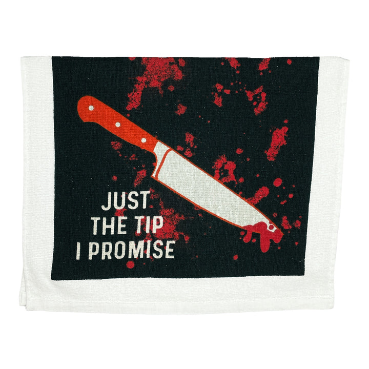 Funny Just The Tip Just The Tip I Promise Tea Towel Nerdy Halloween Sex Tee