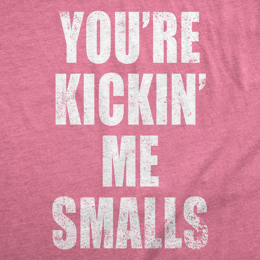 You're Kickin Me Smalls Maternity Tank Top