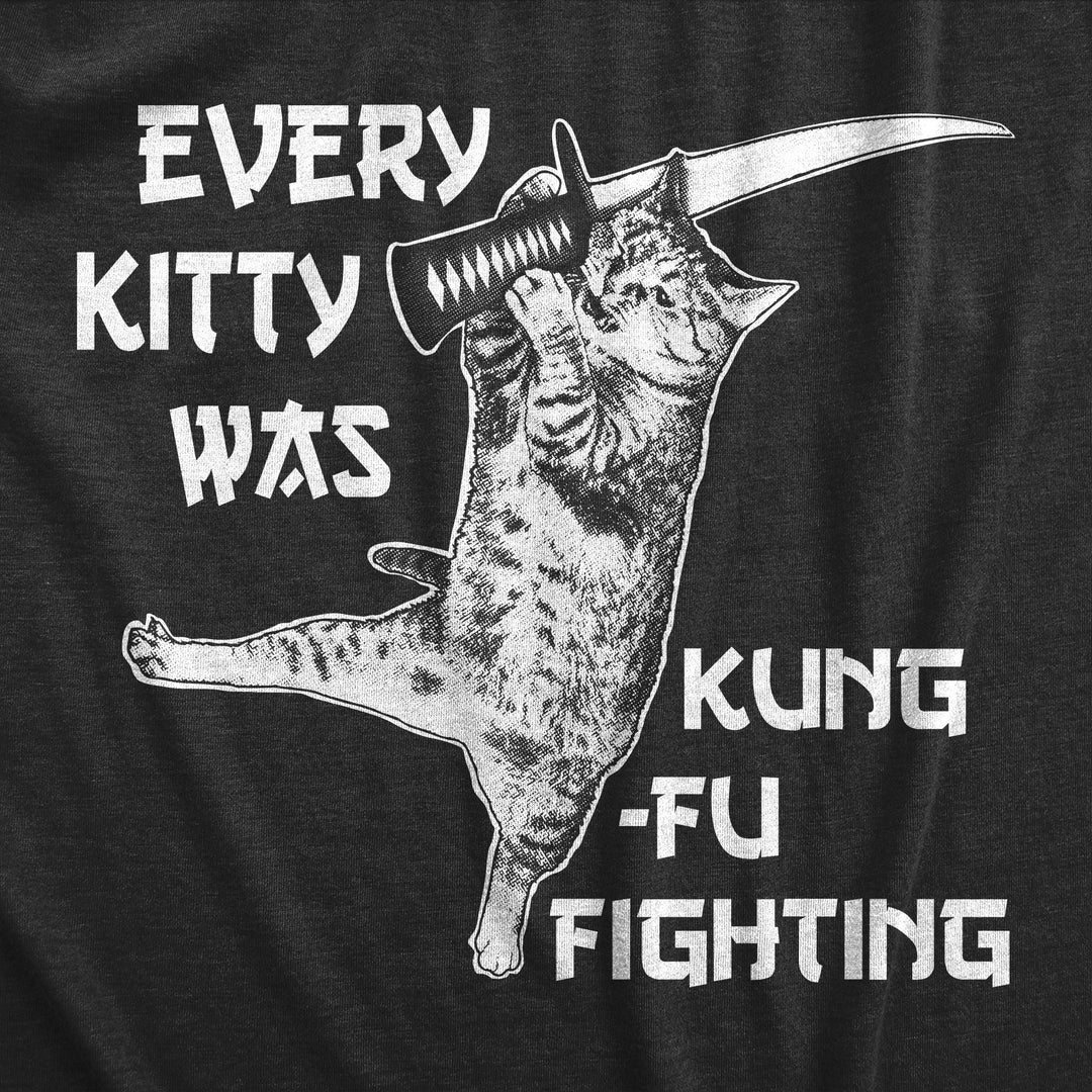 Every Kitty Was Kung Fu Fighting Men's T Shirt