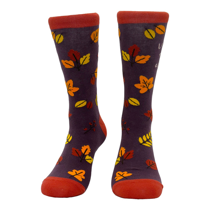 Women's Leaf Me Alone Socks